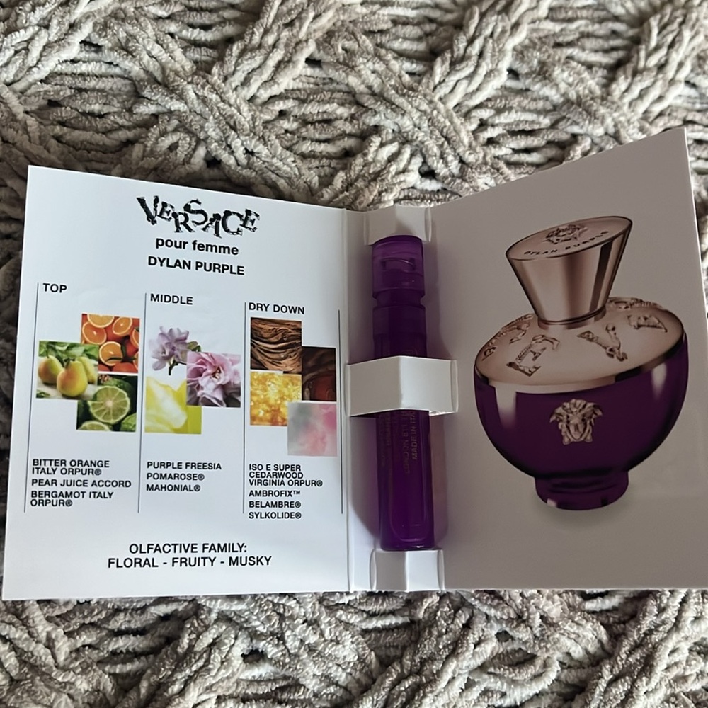 3 Versace samples / yellow diamond , EROS, Dylan purple - Picture 2 of 4